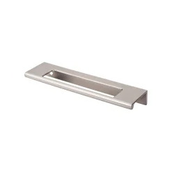 Hot Europa Cut Out Tab Pull Top Knobs|Brushed Nickel Hardware