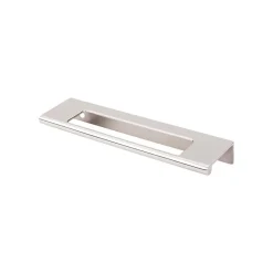 Hot Europa Cut Out Tab Pull Top Knobs|Brushed Nickel Hardware