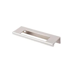 Hot Europa Cut Out Tab Pull Top Knobs|Brushed Nickel Hardware