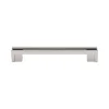New Flat Rail Pull Top Knobs|Brushed Nickel Hardware