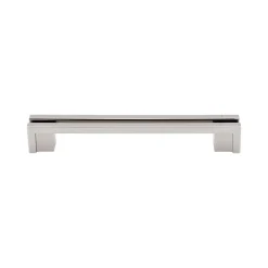 New Flat Rail Pull Top Knobs|Brushed Nickel Hardware