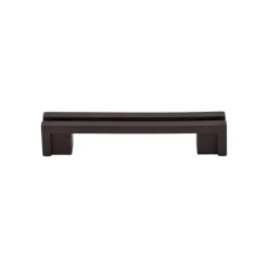 New Flat Rail Pull Top Knobs|Brushed Nickel Hardware