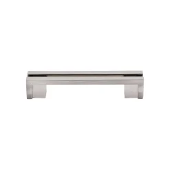 New Flat Rail Pull Top Knobs|Brushed Nickel Hardware