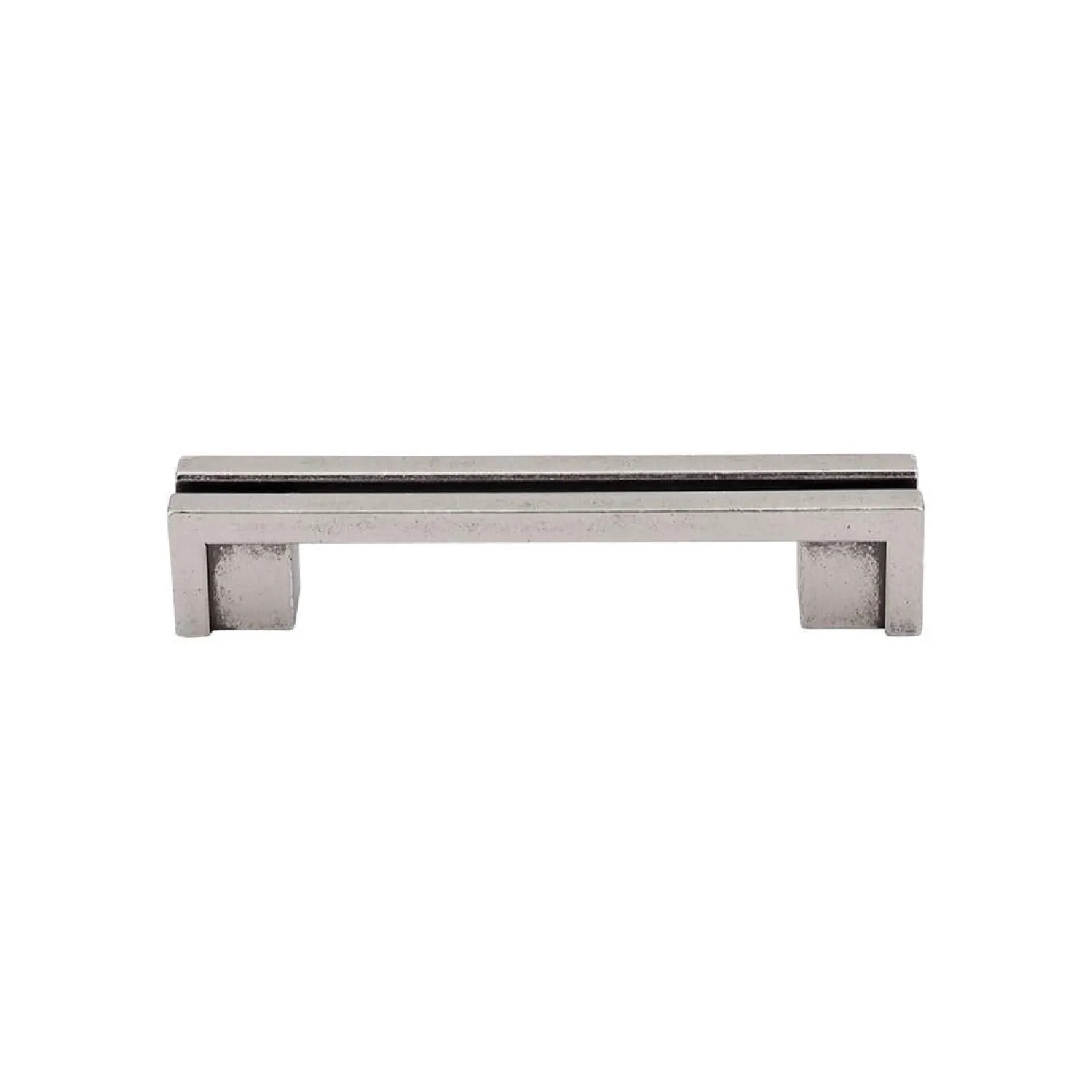 New Flat Rail Pull Top Knobs|Brushed Nickel Hardware