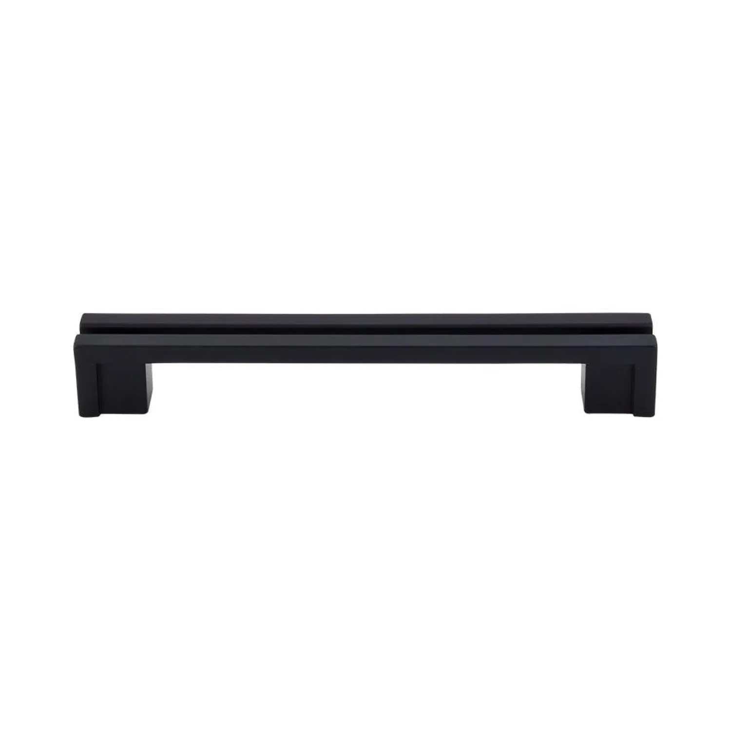 New Flat Rail Pull Top Knobs|Brushed Nickel Hardware