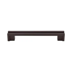 New Flat Rail Pull Top Knobs|Brushed Nickel Hardware