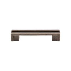 New Flat Rail Pull Top Knobs|Brushed Nickel Hardware