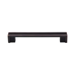 New Flat Rail Pull Top Knobs|Brushed Nickel Hardware