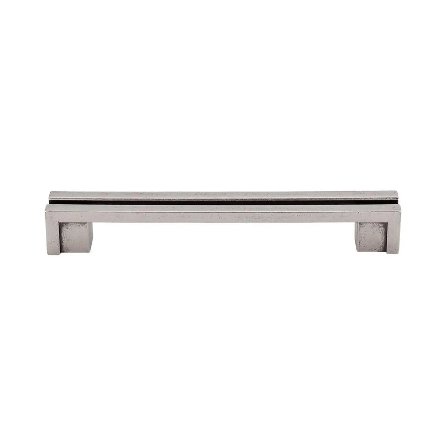 New Flat Rail Pull Top Knobs|Brushed Nickel Hardware