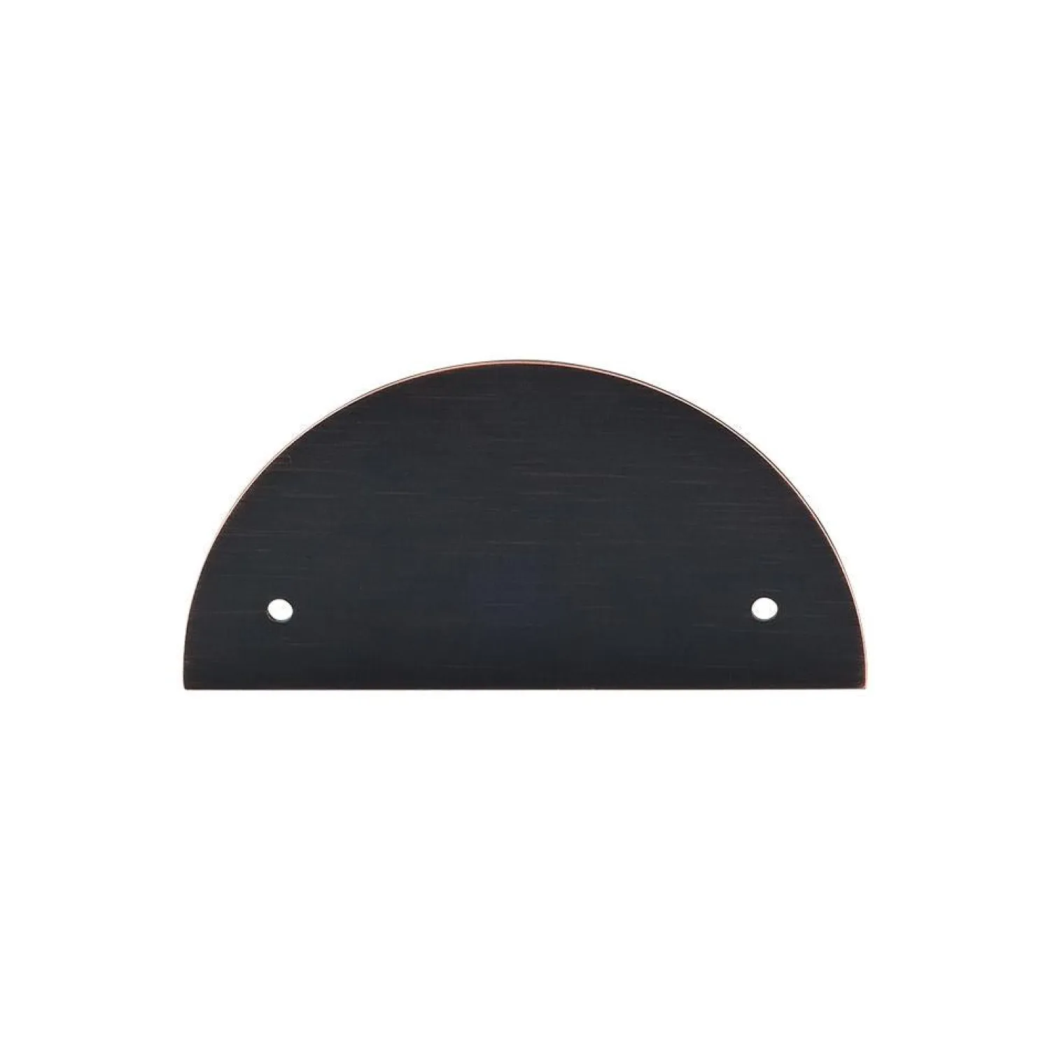 Outlet Half Circle Back Plate Top Knobs|Brushed Nickel Hardware