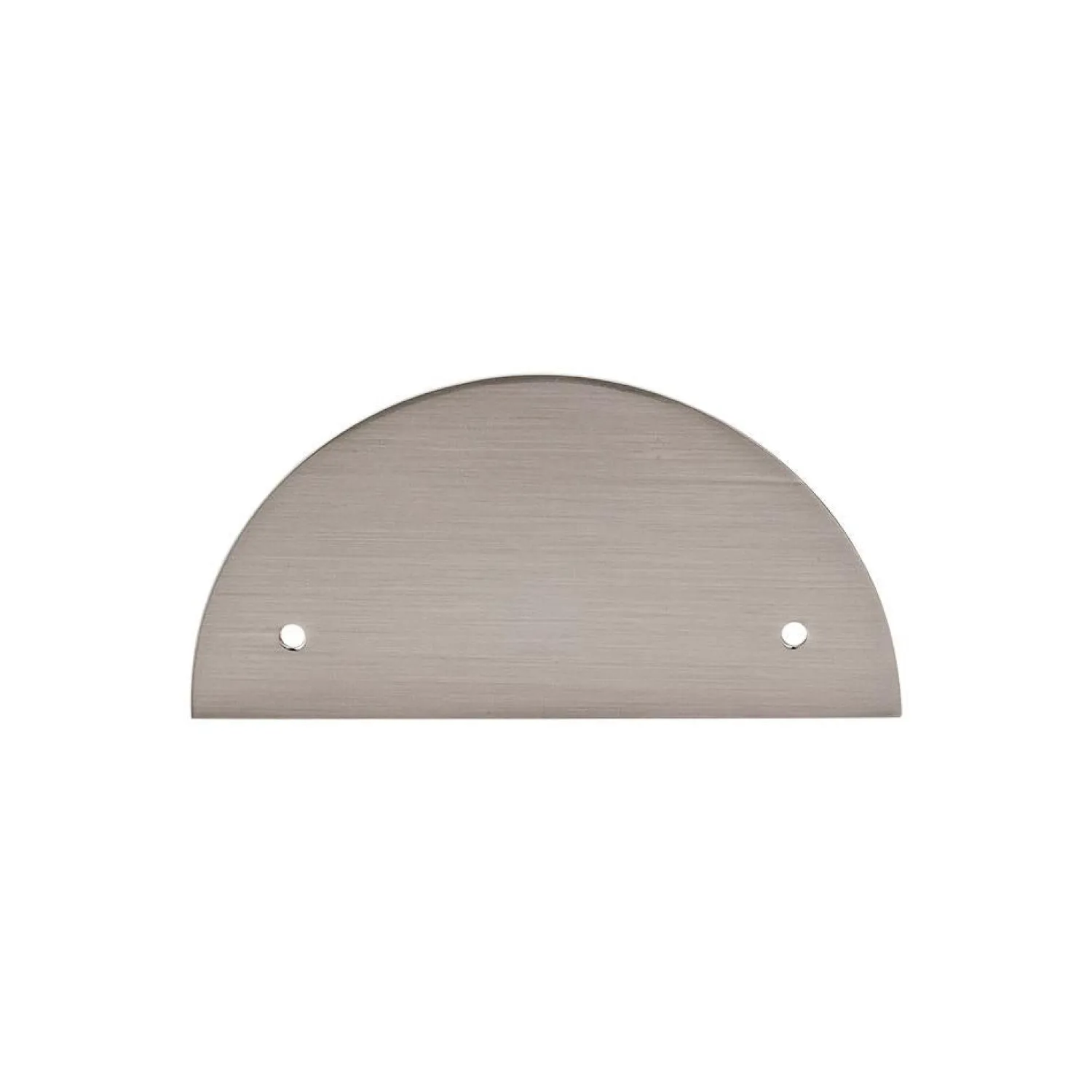 Outlet Half Circle Back Plate Top Knobs|Brushed Nickel Hardware