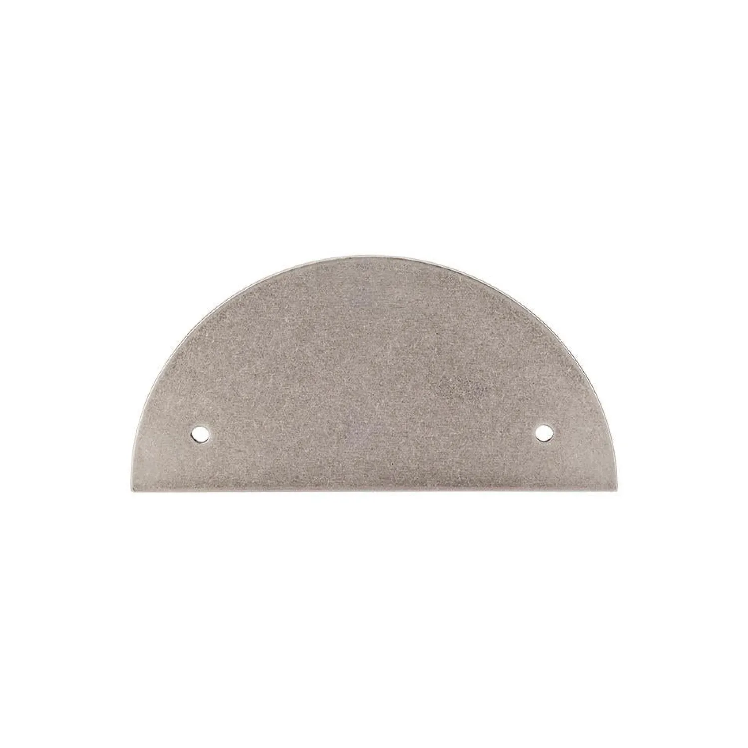 Outlet Half Circle Back Plate Top Knobs|Brushed Nickel Hardware