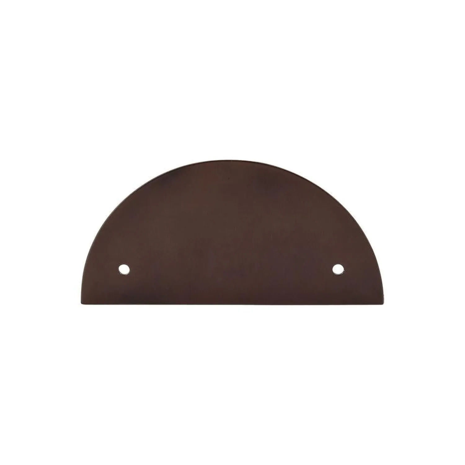 Outlet Half Circle Back Plate Top Knobs|Brushed Nickel Hardware