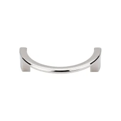 Clearance Half Circle Open Pull Top Knobs|Brushed Nickel Hardware