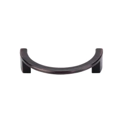 Clearance Half Circle Open Pull Top Knobs|Brushed Nickel Hardware