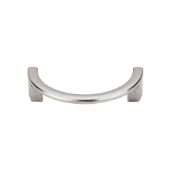 Clearance Half Circle Open Pull Top Knobs|Brushed Nickel Hardware
