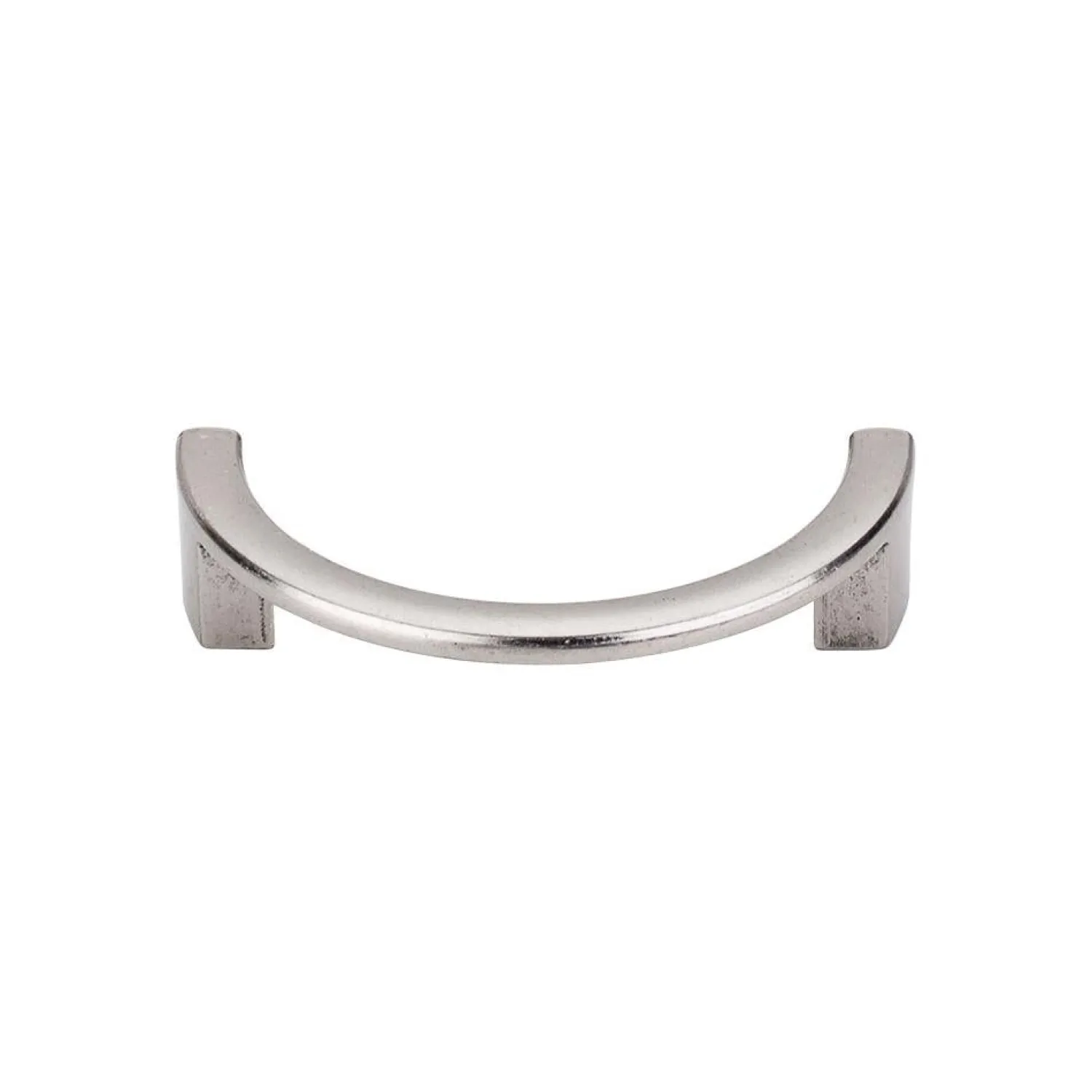 Clearance Half Circle Open Pull Top Knobs|Brushed Nickel Hardware