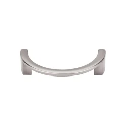 Clearance Half Circle Open Pull Top Knobs|Brushed Nickel Hardware