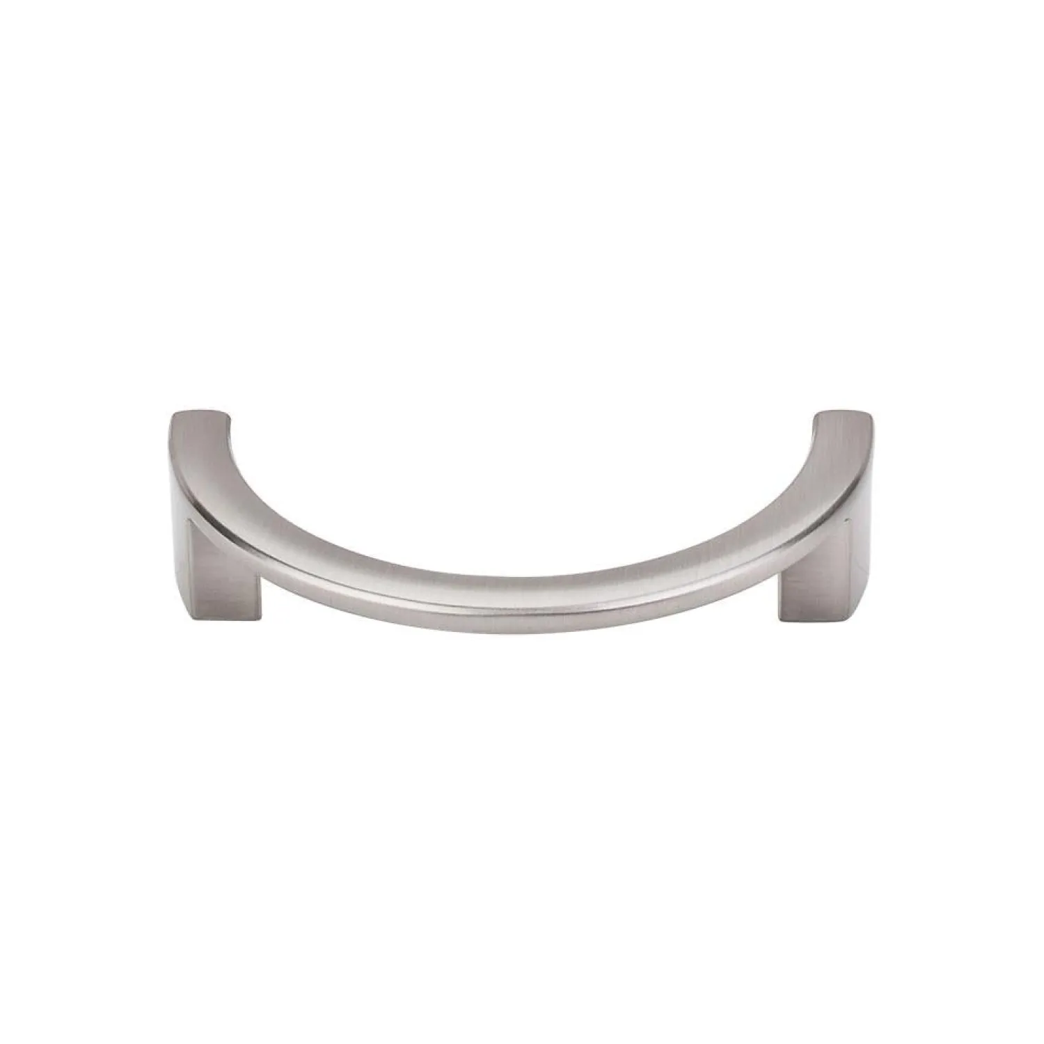 Clearance Half Circle Open Pull Top Knobs|Brushed Nickel Hardware