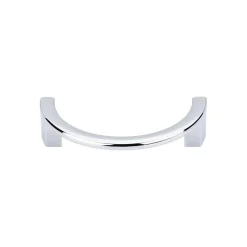 Clearance Half Circle Open Pull Top Knobs|Brushed Nickel Hardware