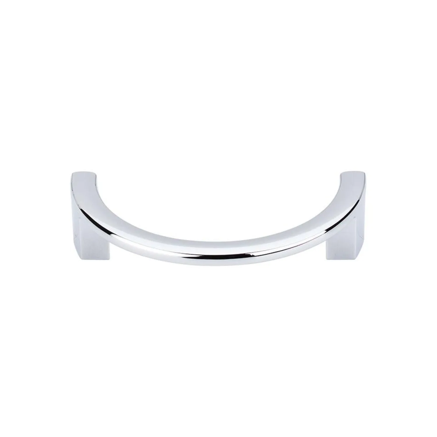 Clearance Half Circle Open Pull Top Knobs|Brushed Nickel Hardware