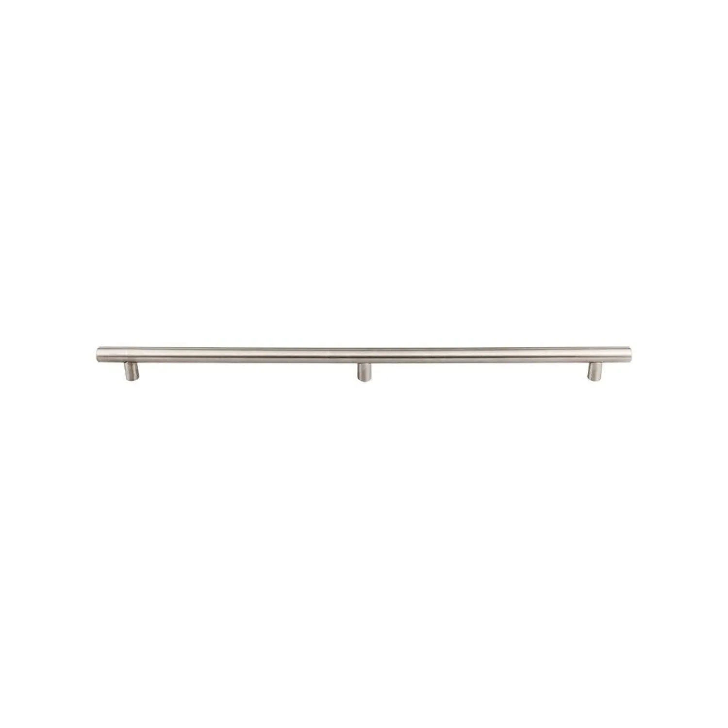 Sale Hollow Bar Pull in 3 Posts, Brushed Stainless Steel Top Knobs|Pulls