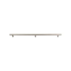 Sale Hollow Bar Pull in 3 Posts, Brushed Stainless Steel Top Knobs|Pulls