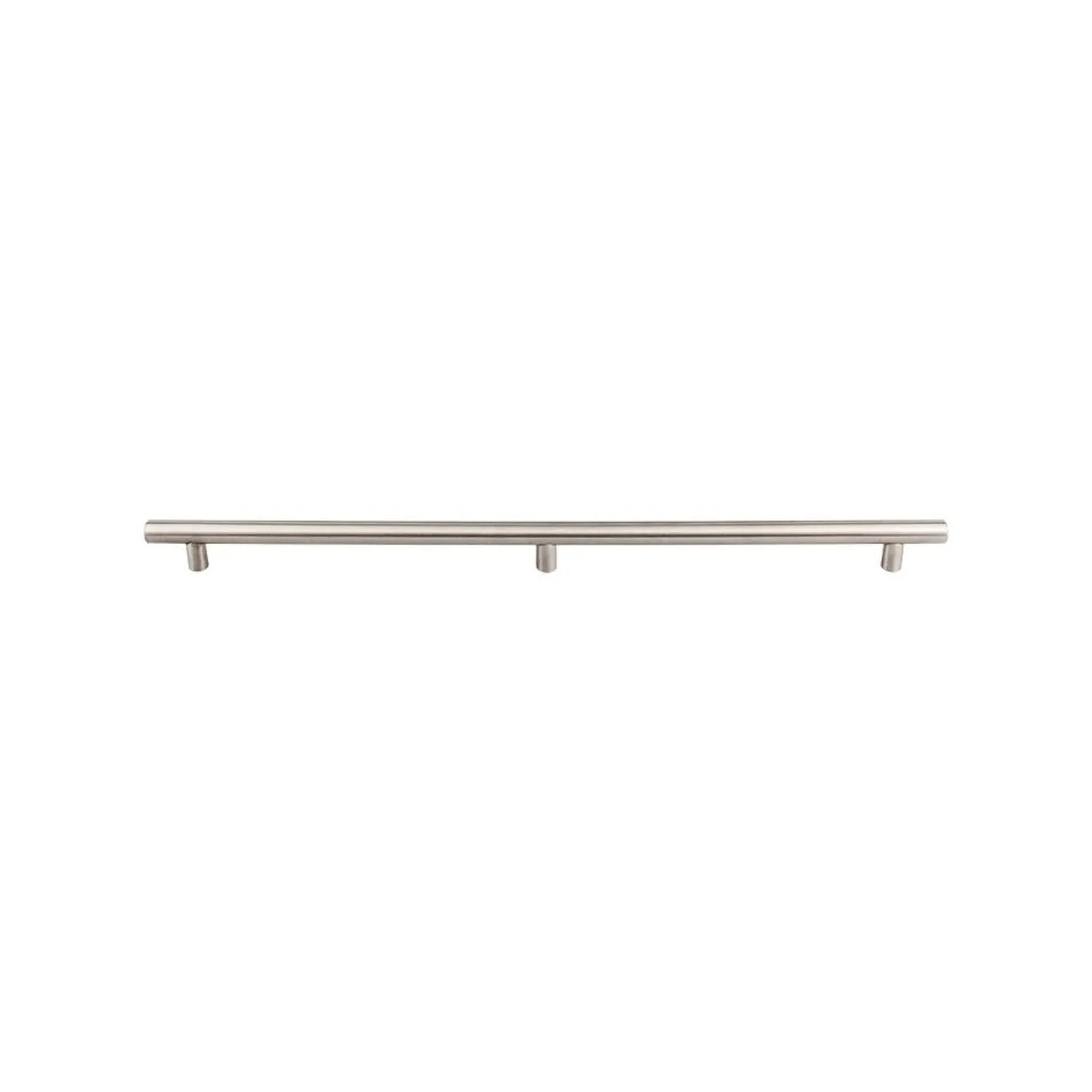 Sale Hollow Bar Pull in 3 Posts, Brushed Stainless Steel Top Knobs|Pulls