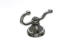 Best Topknobs HUD2BSN Double Hook in Brushed Satin Nickel Top Knobs|Brushed Nickel Hardware
