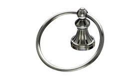 Hot Topknobs HUD5BSN Towel Ring in Brushed Satin Nickel Top Knobs|Brushed Nickel Hardware