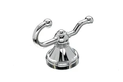 New Topknobs HUD2PC Double Hook in Polished Chrome Top Knobs|Chrome Hardware