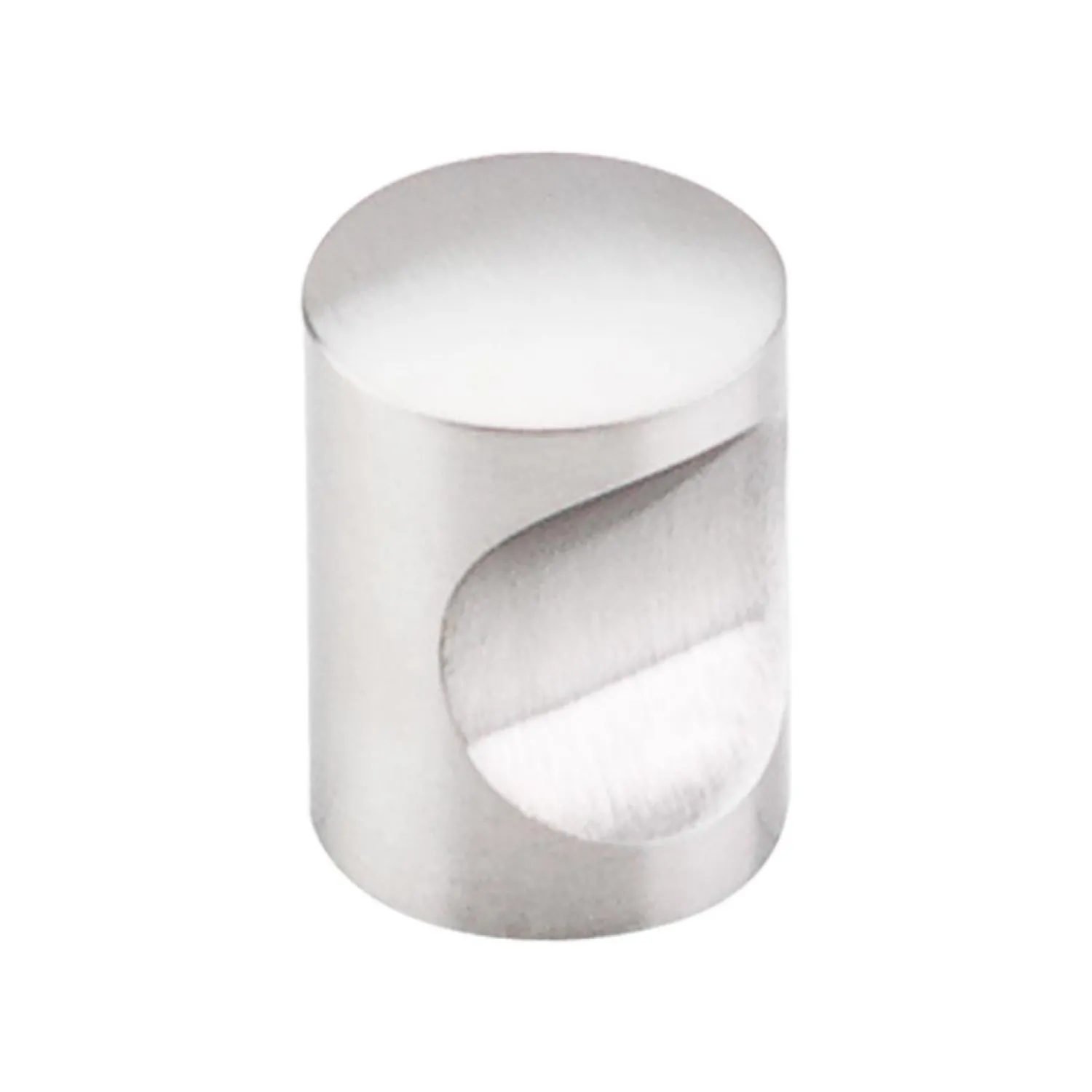 Hot Indent Knob in Brushed Stainless Steel Top Knobs|Knobs