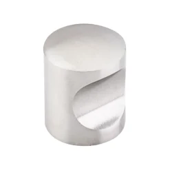 Hot Indent Knob in Brushed Stainless Steel Top Knobs|Knobs