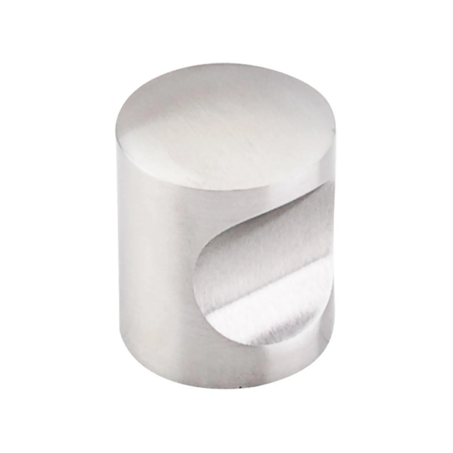 Hot Indent Knob in Brushed Stainless Steel Top Knobs|Knobs