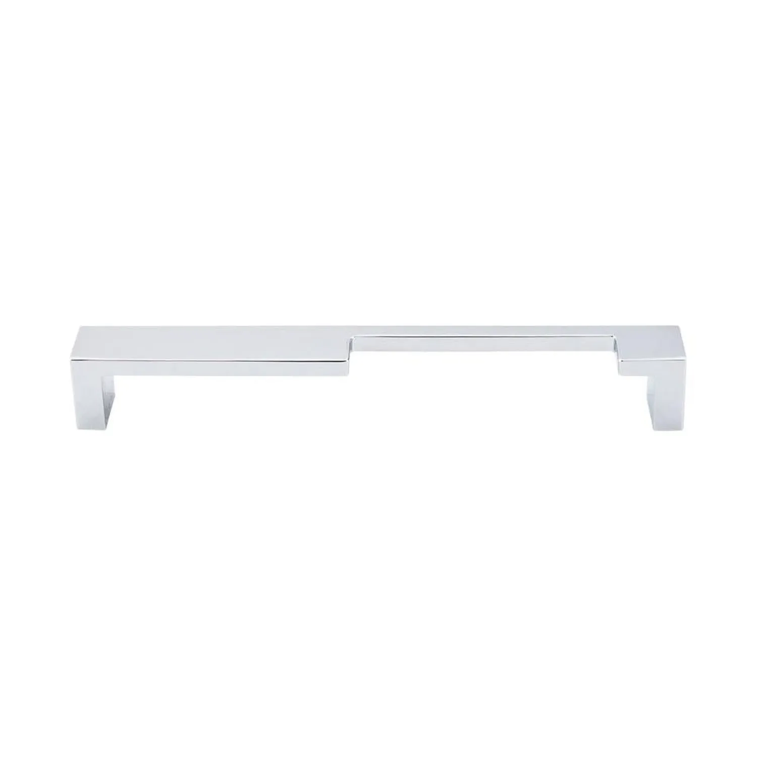 New Modern Metro Notch Pull B in Aluminum Top Knobs|Brushed Nickel Hardware