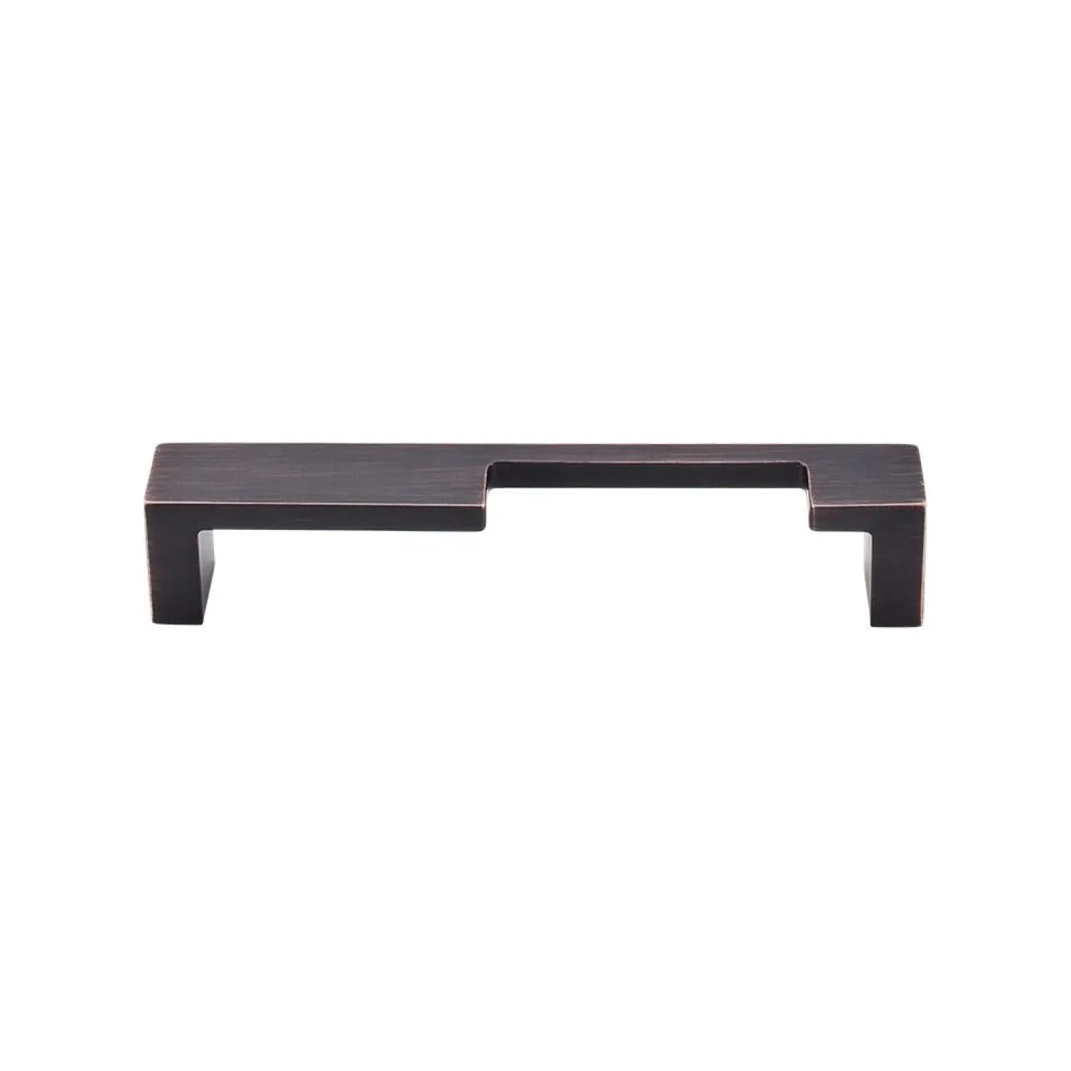 New Modern Metro Notch Pull B in Aluminum Top Knobs|Brushed Nickel Hardware