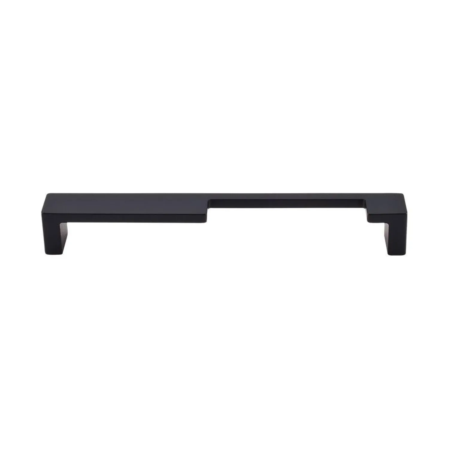 New Modern Metro Notch Pull B in Aluminum Top Knobs|Brushed Nickel Hardware