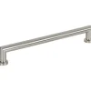 Morris Pull in Brushed Satin Nickel Top Knobs|Brushed Nickel Hardware