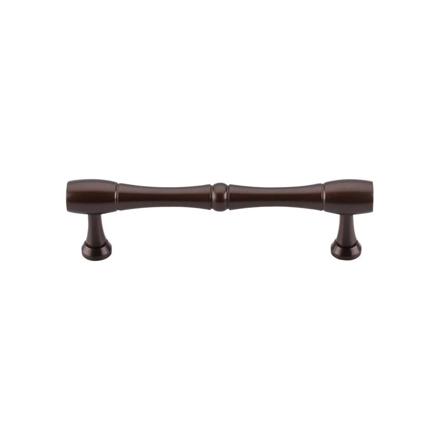 Clearance Nouveau Bamboo D Pull in Oil Rubbed Bronze Top Knobs|Pulls