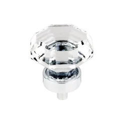 Clearance Octagon Crystal Knob Top Knobs|Knobs