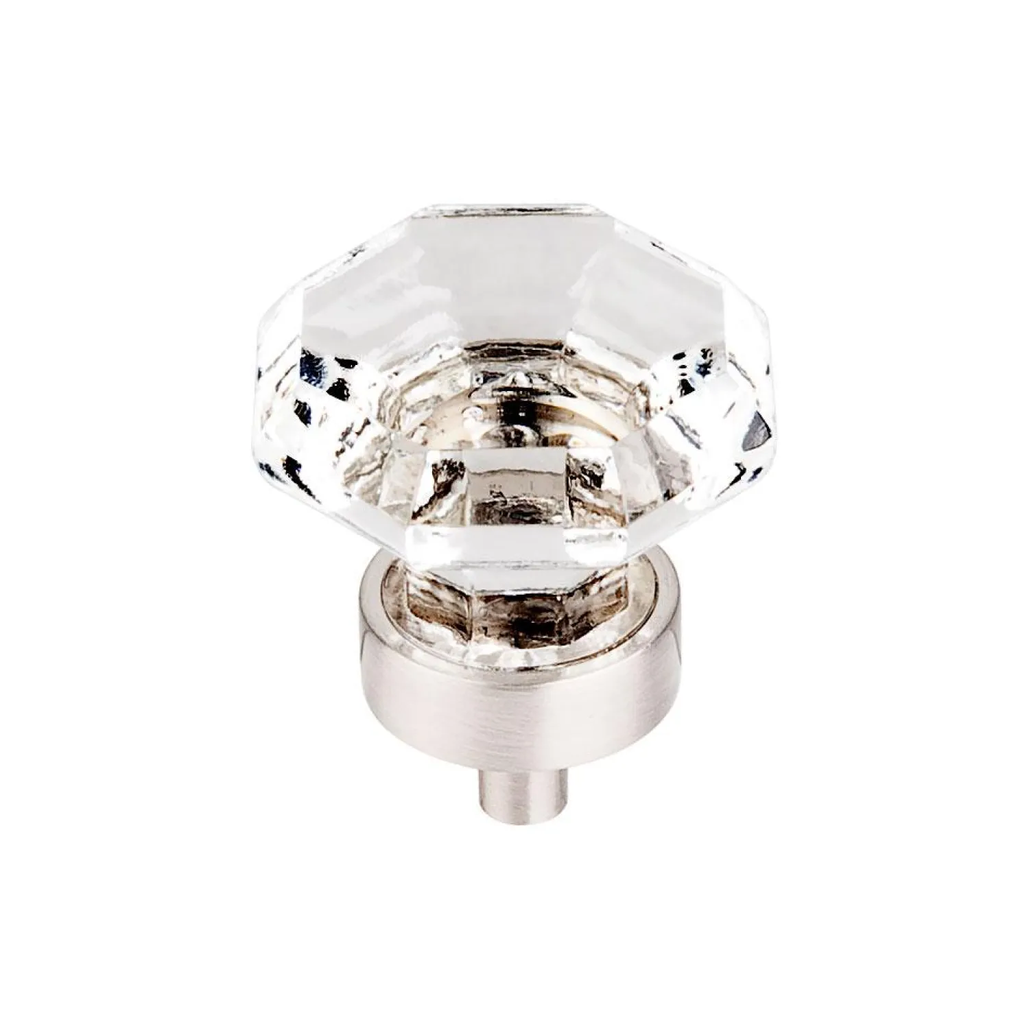 Clearance Octagon Crystal Knob Top Knobs|Knobs