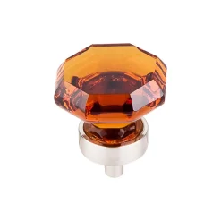 Clearance Octagon Crystal Knob Top Knobs|Knobs
