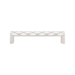 Discount Quilted Pull Top Knobs|Brushed Nickel Hardware
