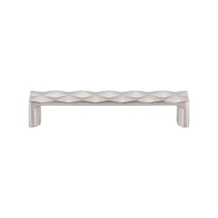 Discount Quilted Pull Top Knobs|Brushed Nickel Hardware