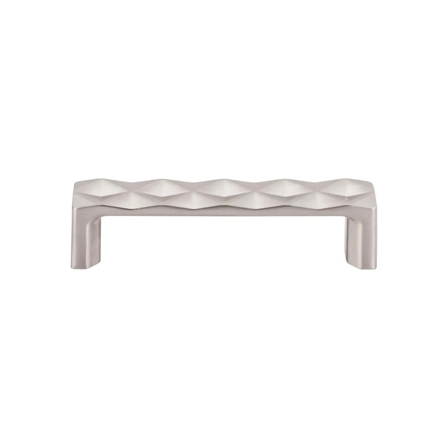 Discount Quilted Pull Top Knobs|Brushed Nickel Hardware