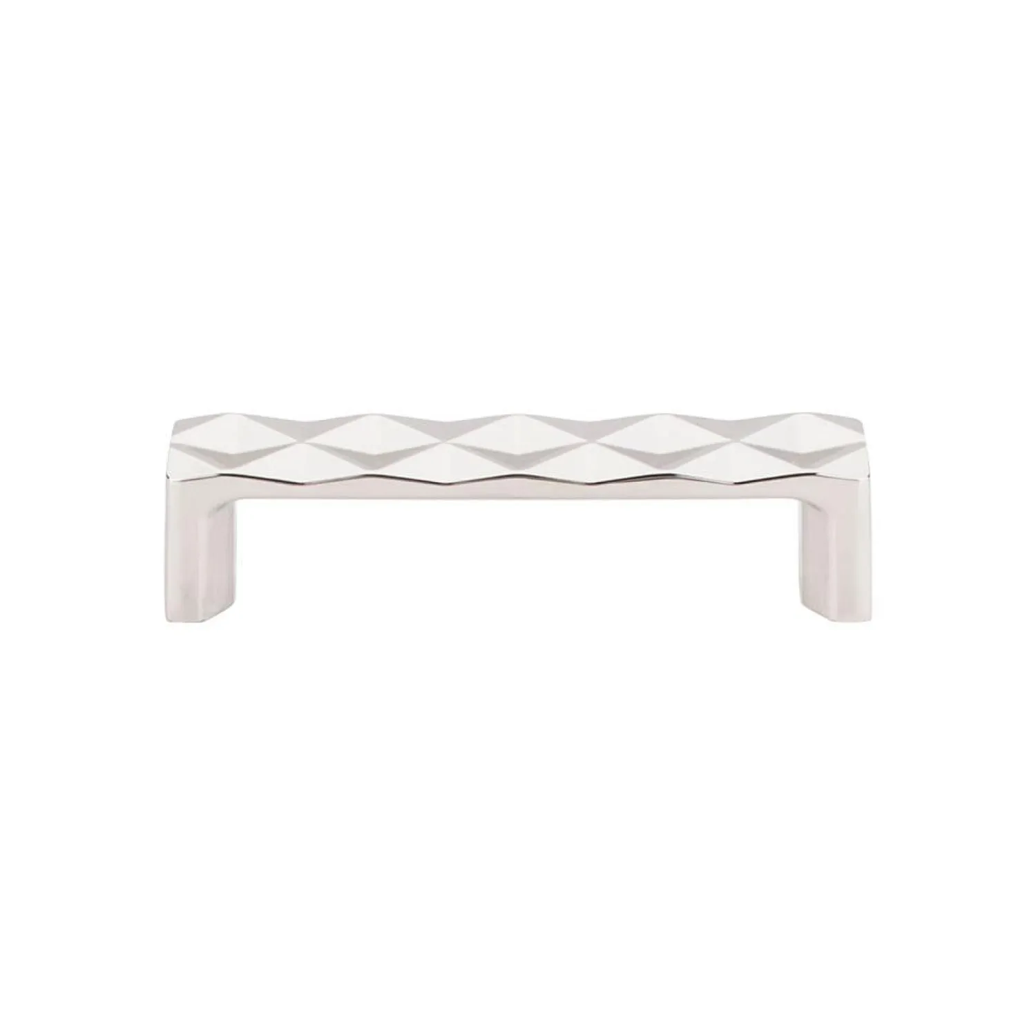Discount Quilted Pull Top Knobs|Brushed Nickel Hardware