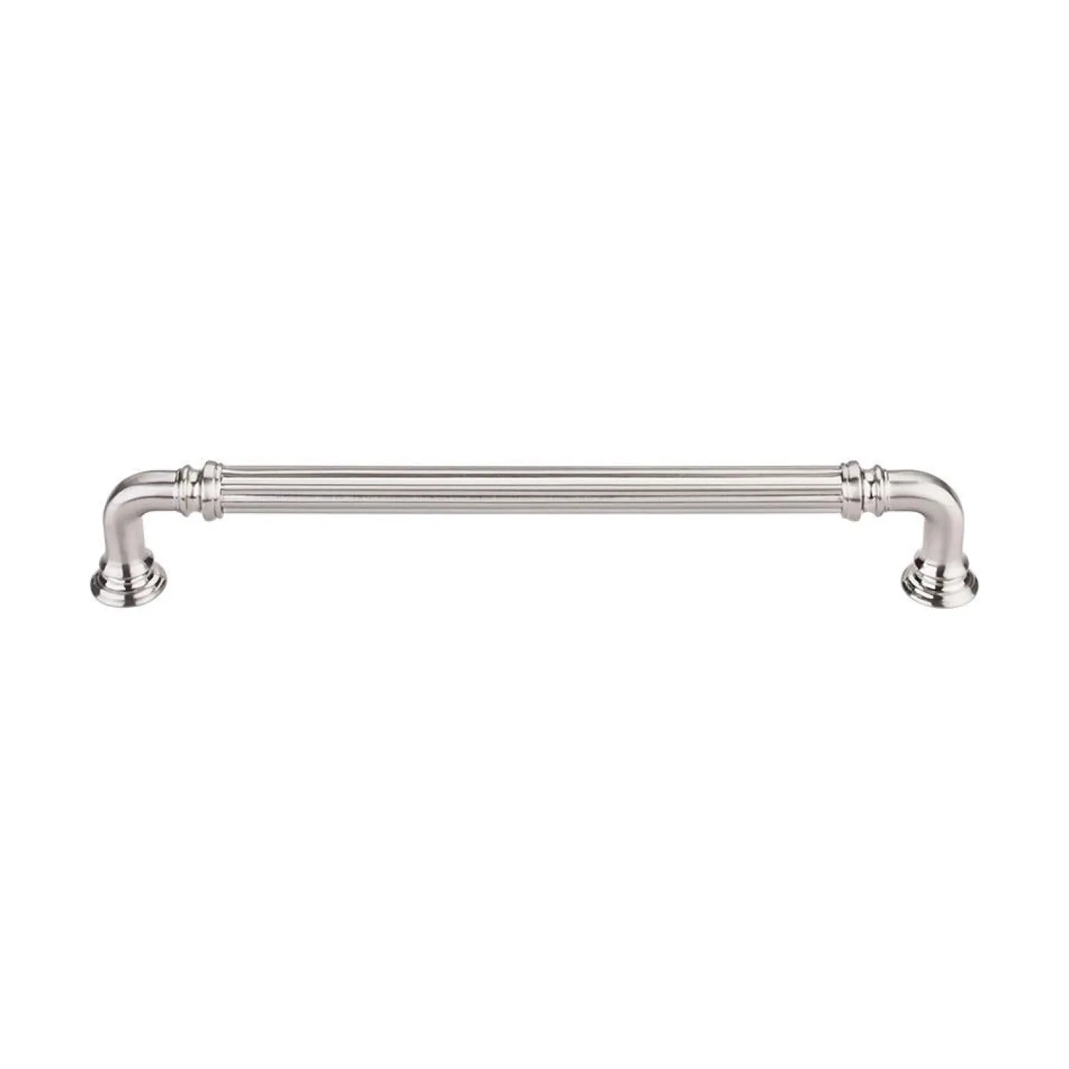 Hot Reeded Pull Top Knobs|Brushed Nickel Hardware