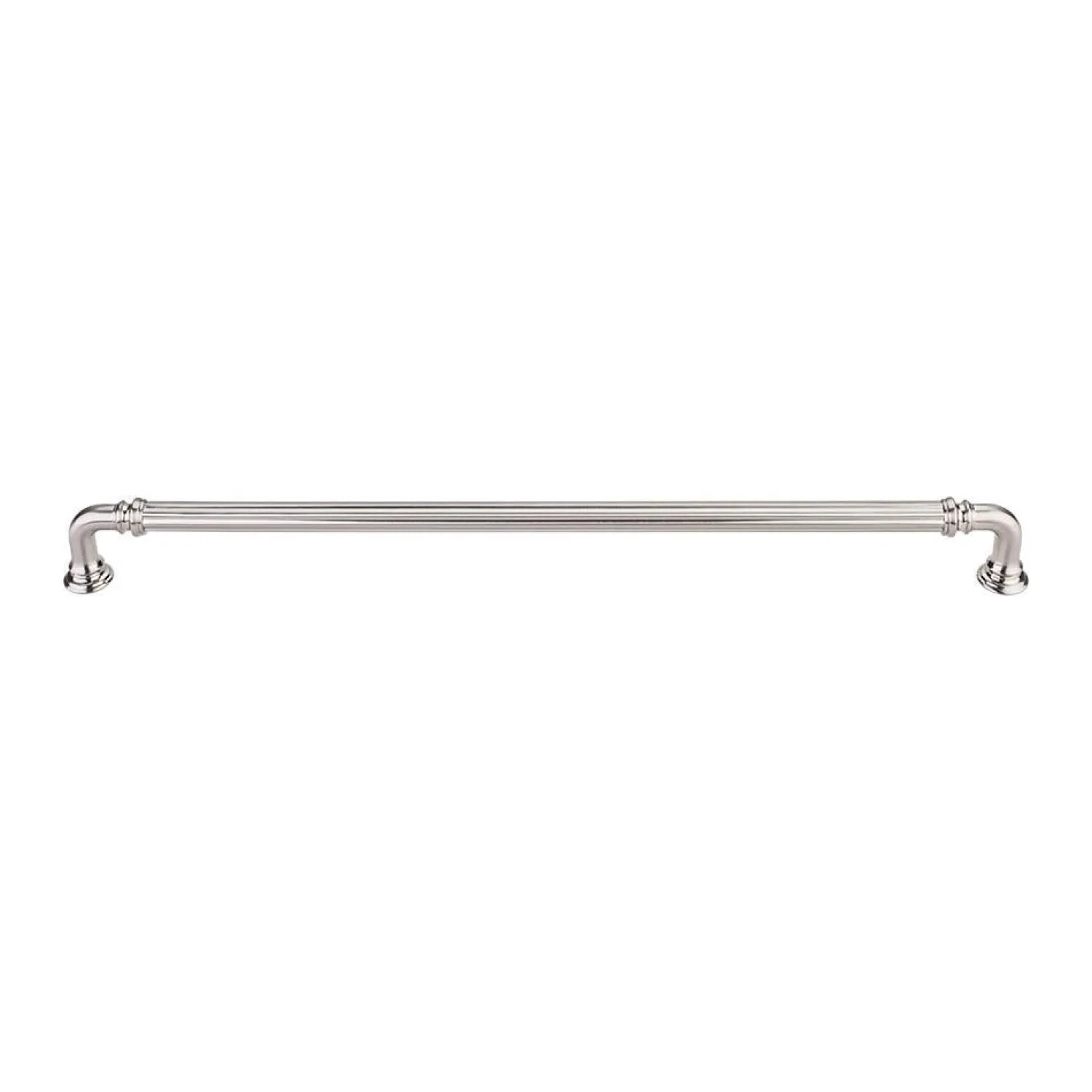 Hot Reeded Pull Top Knobs|Brushed Nickel Hardware