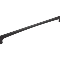 Riverside Pull in Flat Black Top Knobs|Black & Dark Hardware