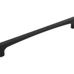 Riverside Pull in Flat Black Top Knobs|Black & Dark Hardware